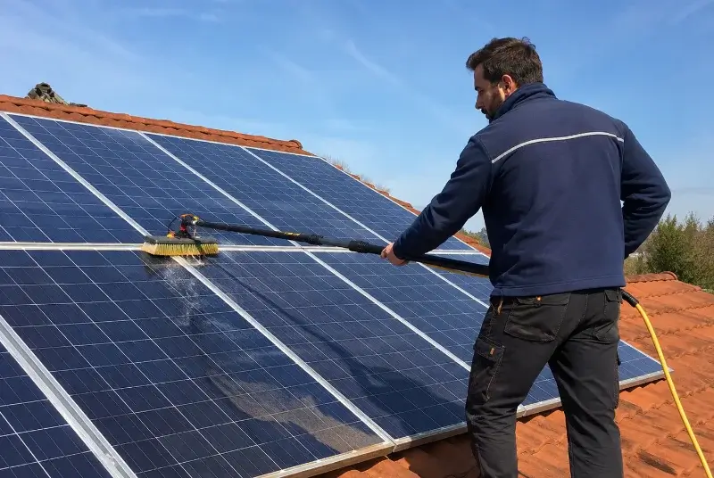 Nettoyage et entretien de panneaux solaires à Cuq
